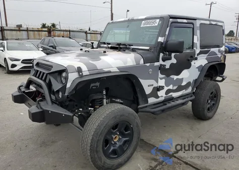 2013 Jeep Wrangler Sport из США, поврежденный, VIN 1C4AJWAGXDL514734